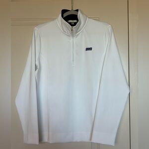Fairway & Greene Ladies Quarter-Zip NFL New York Giants Sporty Preppy Golfcore